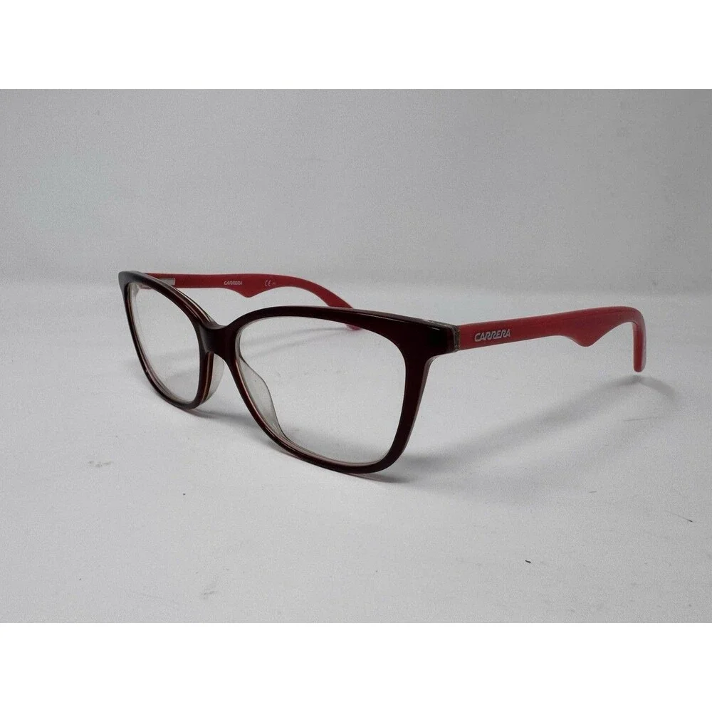 Carrera CA6618 Eyeglass Frames Only 140 Black Red Burgundy ORB